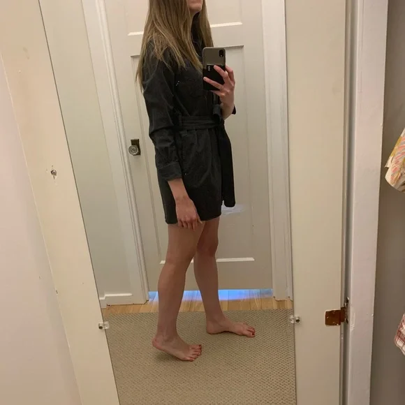 Beautiful Helly Hansen tunic! 100% cotton. Xs. Grey/gray. - Picture 3 of 7